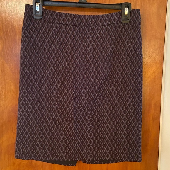 Loft Purple Pencil Skirt - Picture 1 of 4